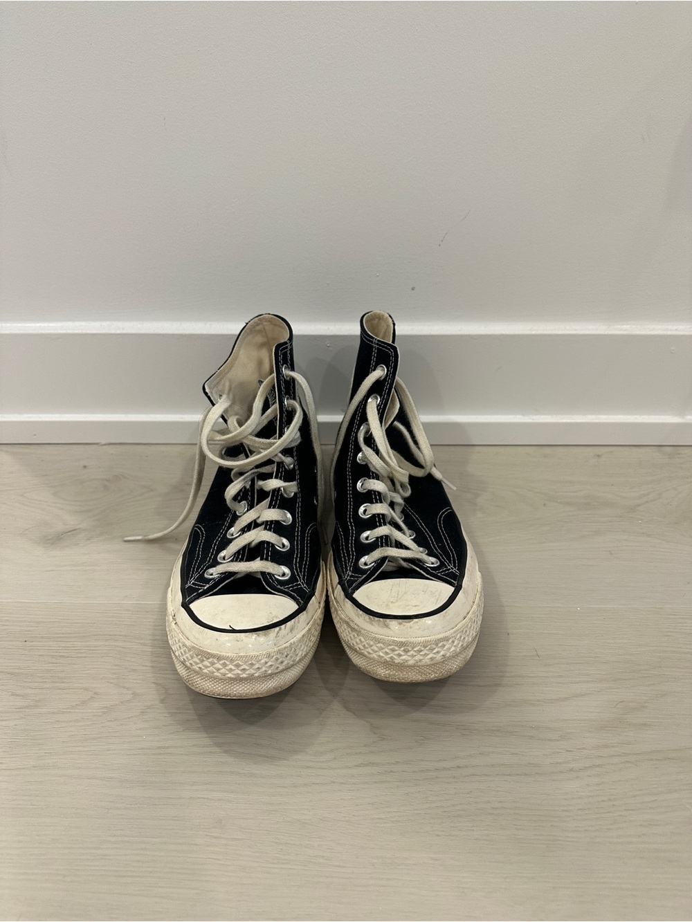 Converse Chuck Taylor High Top Black and White Sneakers
